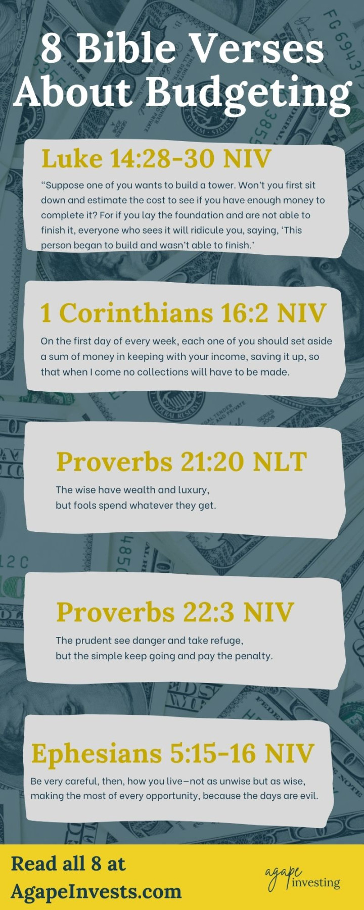 What Does the Bible Say About Budgeting?  Bible Verses About